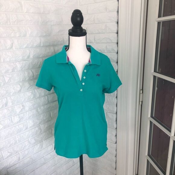 Short Sleeved Polo in Turquoise! - Picture 1 of 4